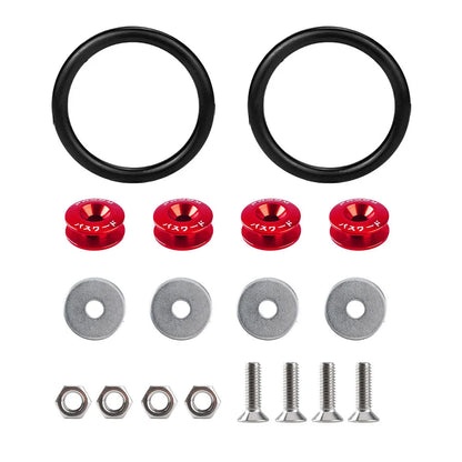 Aluminum Universal Quick Release Fasteners Bumper Fender Washers For Honda Civic Kia Mitsubishi Detachable Screws - Hiccupzz