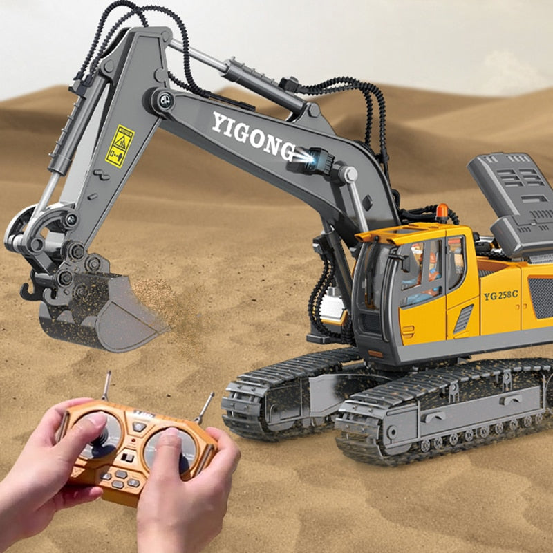 RC Car Excavator Dump Truck Bulldozer Electric car Kids Toys