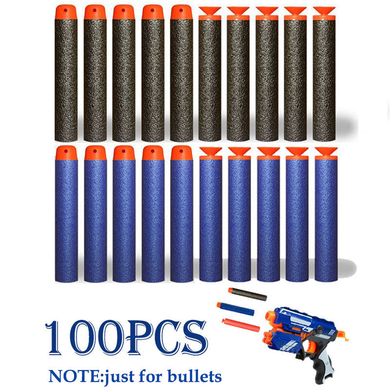 Soft Hollow Round Head Sucker Refill Darts Bullets for Nerf EVA Military Guns for Children