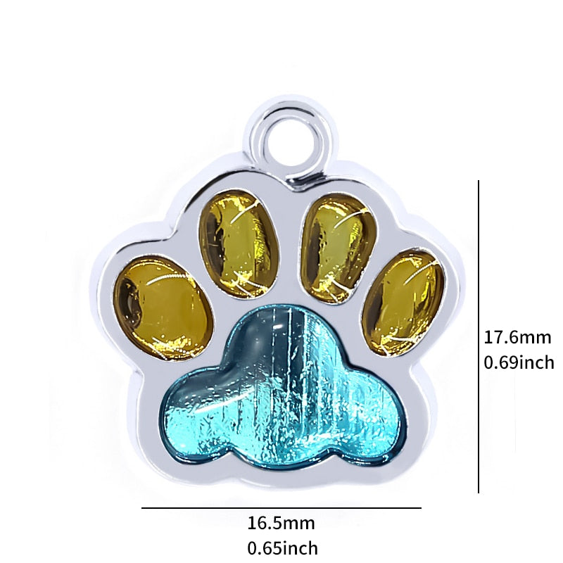 Personalized Engraving Pet Cat Name Tags Customized Dog ID Tag Collar Accessories Nameplate Anti-lost Pendant Metal Keyring - Hiccupzz