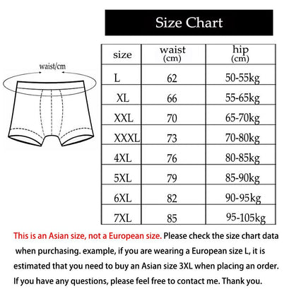 6pcs/Lot 7XL 100%Cotton Men's Underwear - Hiccupzz