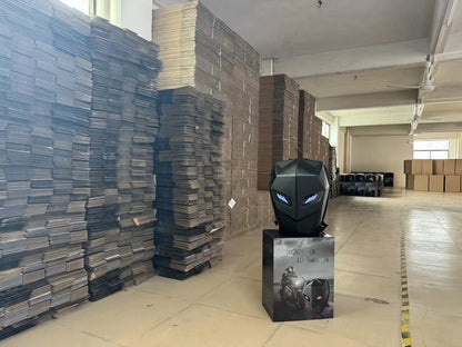 Motorcycle Backpack with LED EYE - DIY Riding Bag with APP Control, Hard Shell, Rainproof, Fits 14-Inch Notebook - Hiccupzz