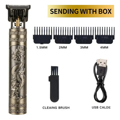 Professional Hair Cutting Machine Wireless Electric Hair Clipper Beard Shaver Men Hair Trimmer Barber For Men Haircut Style - Hiccupzz