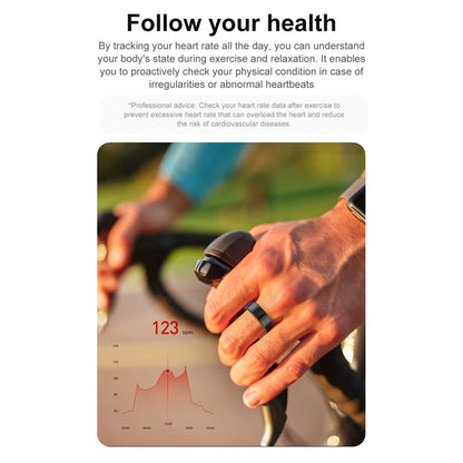 R02 Smart Ring Multifunctional Tracker - Step, Heart Rate, Blood Oxygen, Sleep, Fitness - Waterproof for Men & Women - Hiccupzz