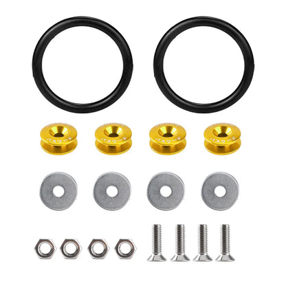 Aluminum Universal Quick Release Fasteners Bumper Fender Washers For Honda Civic Kia Mitsubishi Detachable Screws - Hiccupzz