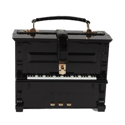 Piano Acrylic Box Shaped Women Purses and Handbags Designer Shoulder Bags - Hiccupzz