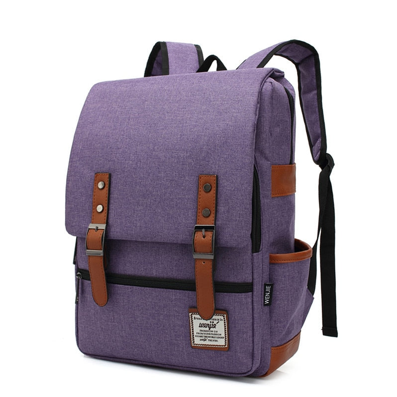 Vintage 16 inch Laptop Backpack for Unisex