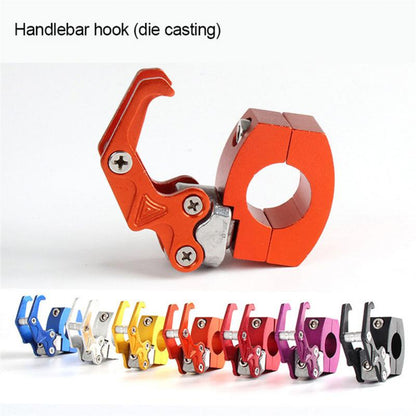Motorcycle Handlebar Storage Hook Scooter Luggage Bag Hanger Helmet Claw Hook Storage Bag Holder Aluminum Alloy Easy to Install - Hiccupzz