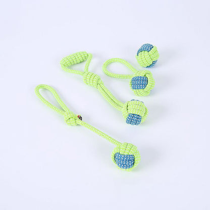 Pet Dog Toys for Large Small Dogs Toy Interactive Cotton Rope Mini Dog Toys Ball for Dogs Accessories Toothbrush Chew Puppy Toy - Hiccupzz