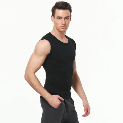 Men's Pure Cotton Sports Tank Top - Summer Sleeveless Fitness Shirt - Hiccupzz