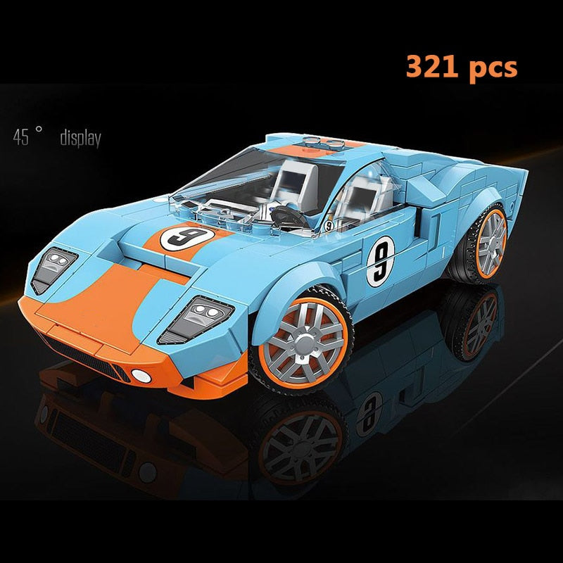 Sports Racing Car Building Blocks Educational Toys for Kids 2023