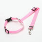 Two-in-one Nylon Adjustable Dogs Harness Collar Pet dog Accessories Pet Car Seat Belt Lead Leash Backseat Safety Belt - Hiccupzz