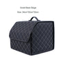 Car Trunk Organizer Box Large Capacity Auto Multiuse Tools Storage Bag Stowing Tidying Leather Folding For Emergency Storage Box - Hiccupzz