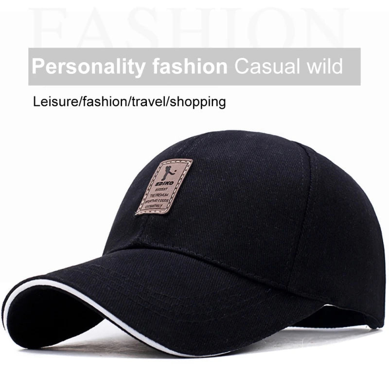 Summer Sport Baseball Hat Men Fishing Baseball Caps Women Breathable Snapback Hats Black Casual sport Hats Cap Unisex