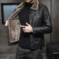 Men's Vintage Brown Leather Jacket - Hiccupzz
