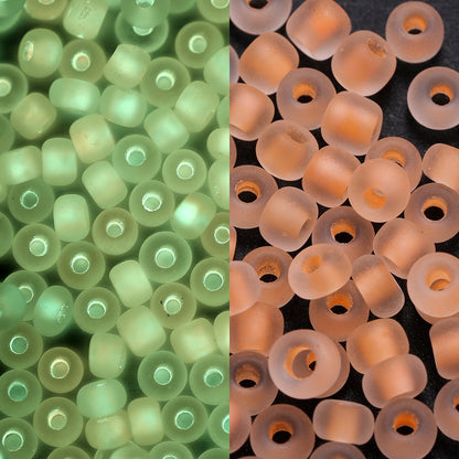 600pcs 3mm Luminous Glass Seed Beads Glow In The Dark  for DIY Jewelry Marking - Hiccupzz