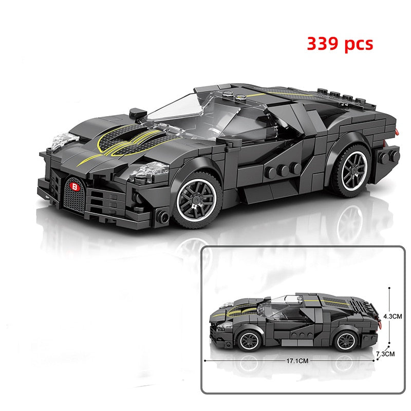 Sports Racing Car Building Blocks Educational Toys for Kids 2023