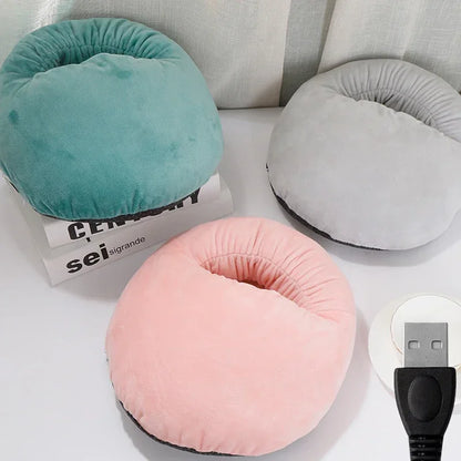 Electric Foot Warmer Heater - Constant Temperature Heating Pad, Soft Velvet Washable Winter Foot Warmer