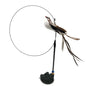 Simulation Bird Interactive Funny Cat Stick Toy Furry Feather Bird With Bell Sucker Cat Stick Toy Kitten Playing Toy - Hiccupzz