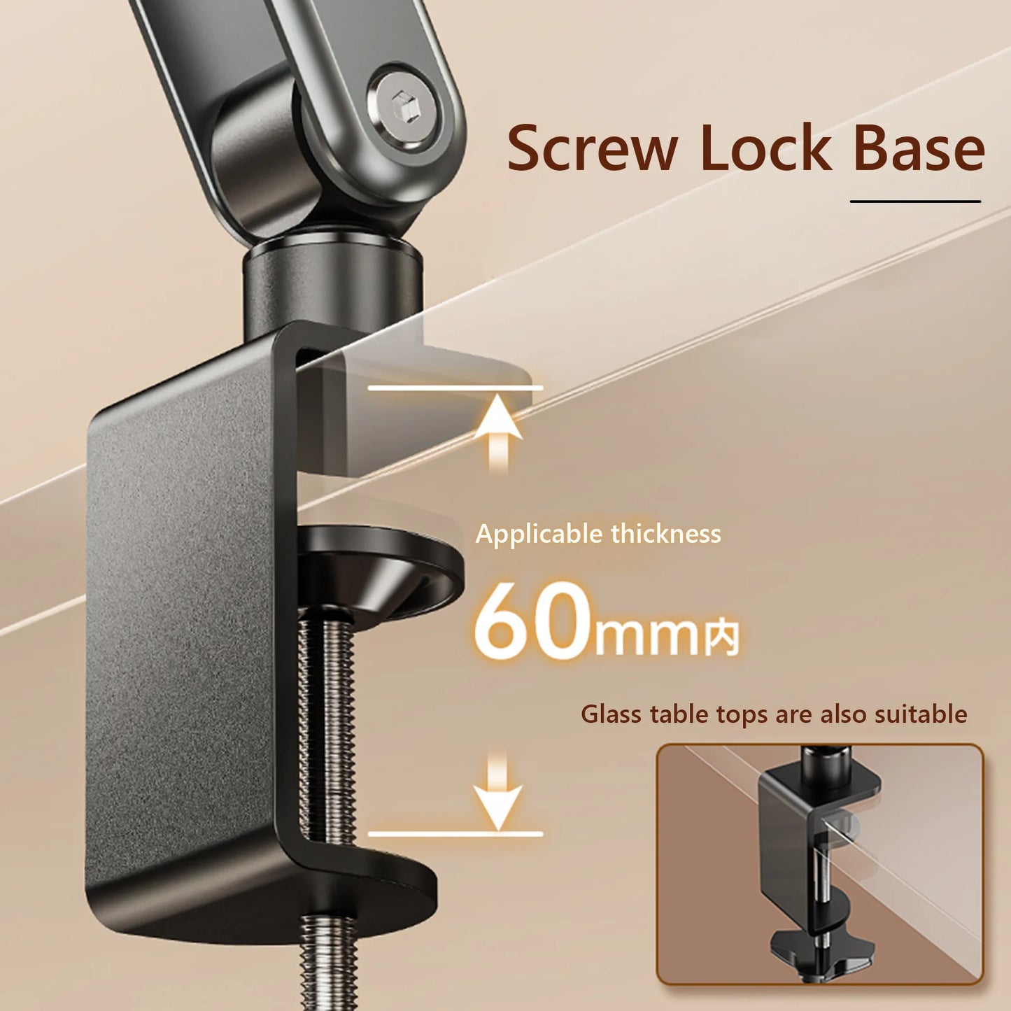 Foldable Tablet/Phone Holder – Adjustable Aluminum Alloy Stand with 360° Rotation, Bed & Desk Mount for 4–12.9 Inch Devices (iPad, iPhone, Tablets, Smartphones)