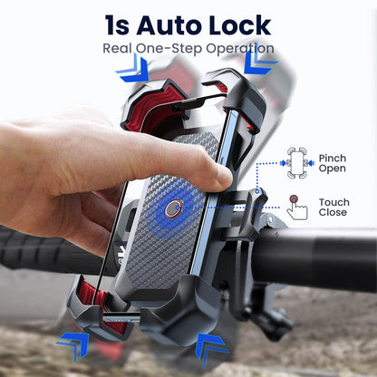 360° View Universal Bike Phone Holder (4.7 to 7 Inch mobile) - Hiccupzz