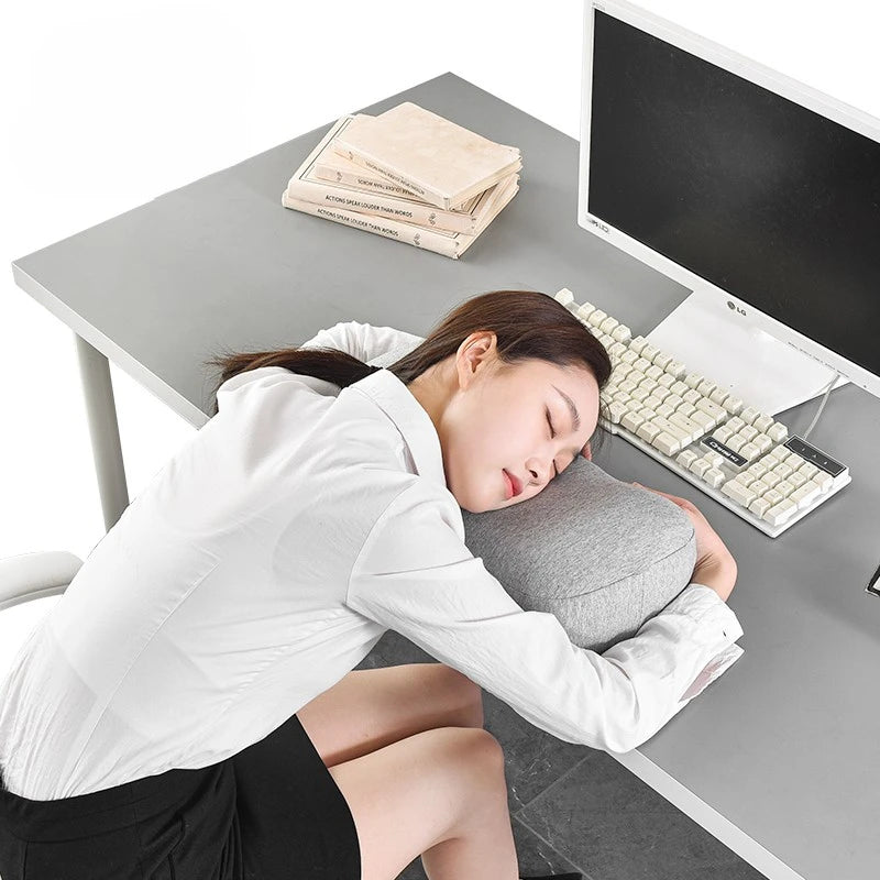 Portable Ergonomic Cervical Memory Cotton Office Desk Napping Pillow Travel Pillow