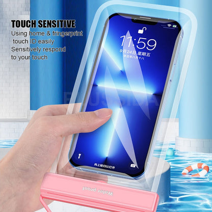 Waterproof Phone Case Under 7.0 inches For iPhone 13 14 Pro Max , Huawei, Xiaomi, Redmi, Note Samsung - Hiccupzz