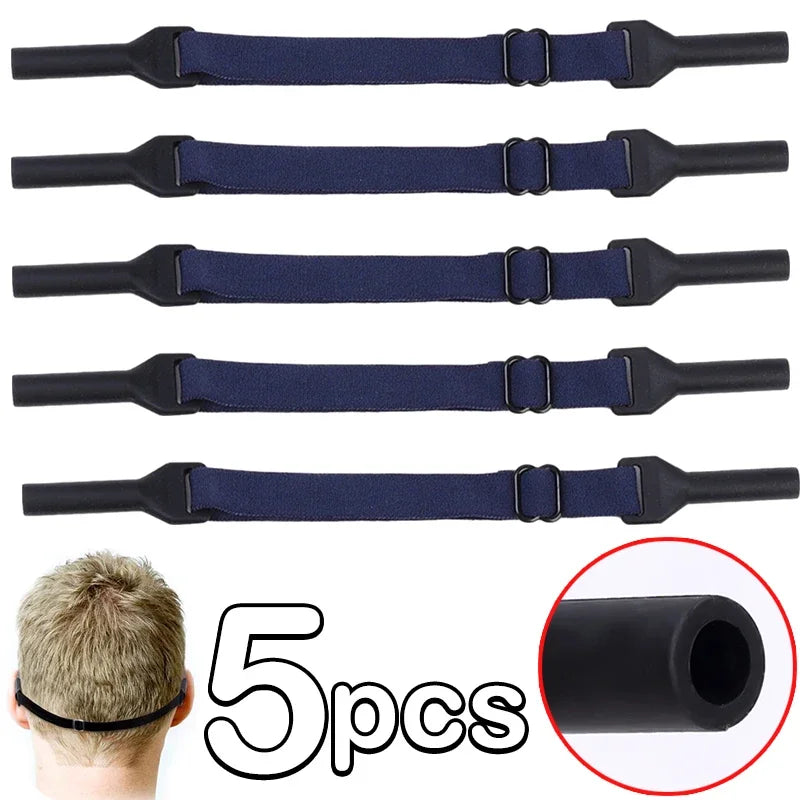 1/5 Pcs Glasses Chain - Sunglasses Strap for Kids & Adults, Safety Band Retainer Cord Holder for Sport Glasses