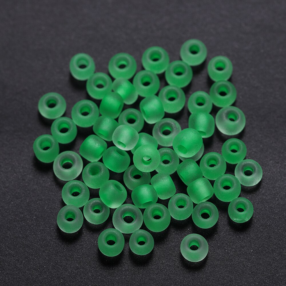 600pcs 3mm Luminous Glass Seed Beads Glow In The Dark  for DIY Jewelry Marking