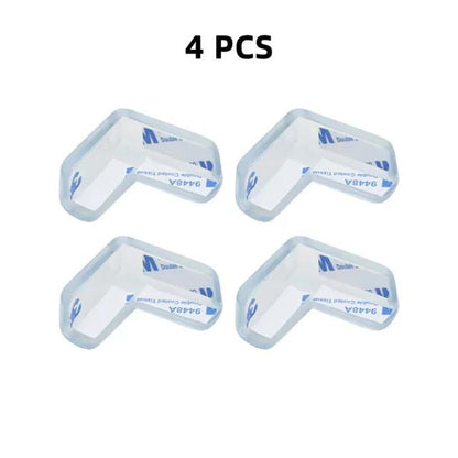 4 Pcs/8 Pcs/12 Pcs Baby Safety Silicone Table Corner Edge Protectors - Anti-Collision Guards for Children