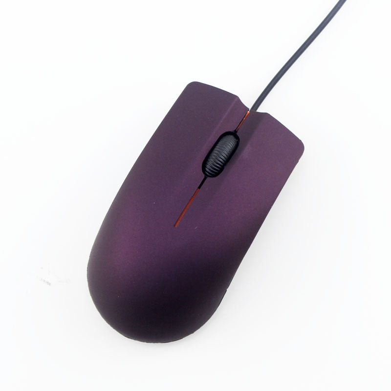 RYRA Wired Mouse 1200DPI Computer Office Mouse Non Slip Matte Texture Business Office Home Laptop Wired Mouse Accessories