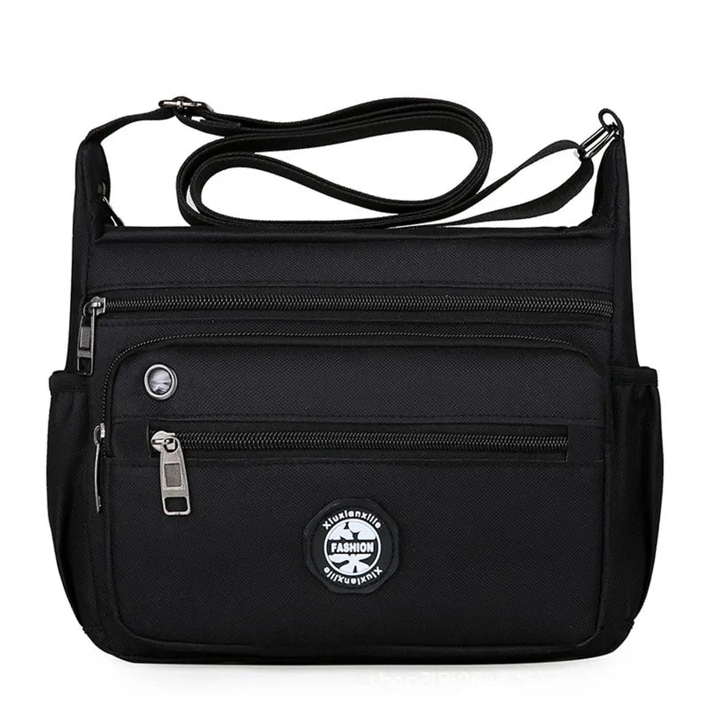 Men's Messenger Bag - Small Waterproof Oxford Crossbody Sling Pack