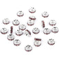 50pcs/lot  Crystal Round Loose Spacer Beads for DIY Making Bracelet Necklace Accessories - Hiccupzz