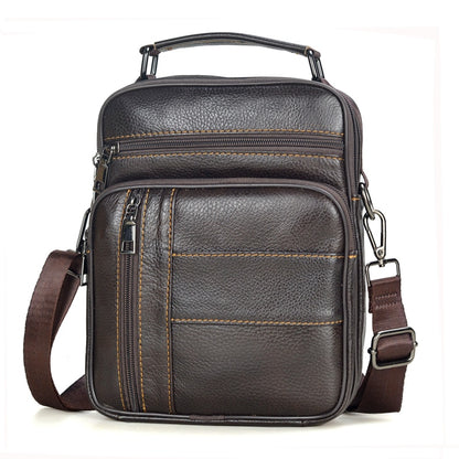 Men's Natural Leather Handbag For Tablet - Hiccupzz