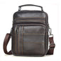 Men's Natural Leather Handbag For Tablet - Hiccupzz