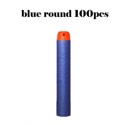 Soft Hollow Round Head Sucker Refill Darts Bullets for Nerf EVA Military Guns for Children