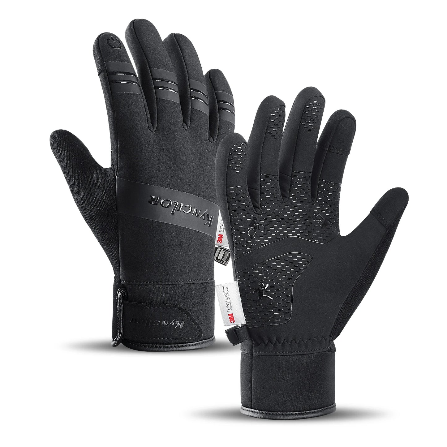 Winter Cycling Gloves - Touch Screen Waterproof Motorcycle Gloves