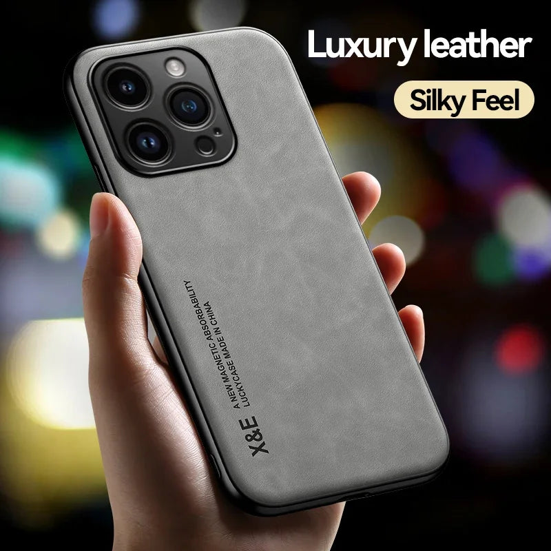 Case For iPhone 15 14 13 12 11 Pro Max Plus 12 13 Mini 8 7 SE X XS XR Luxury Protective Cover Car Holder Phone Coque Fundas