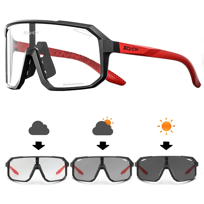 Cycling Glasses Photochromic Sunglasses for Men and Women