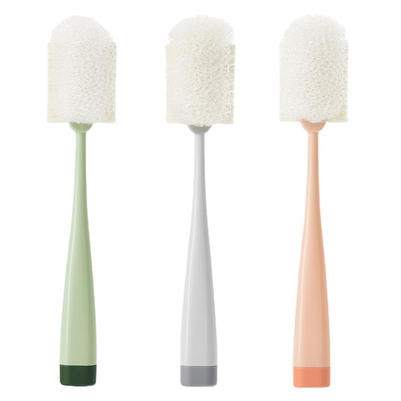 Cleaning Sponge Brush Long Handle Bottle