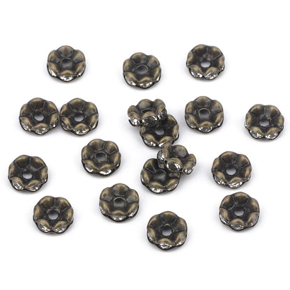 50pcs/lot  Crystal Round Loose Spacer Beads for DIY Making Bracelet Necklace Accessories - Hiccupzz