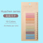 6 Series Color Self Adhesive Memo Pad Sticky Notes - Hiccupzz