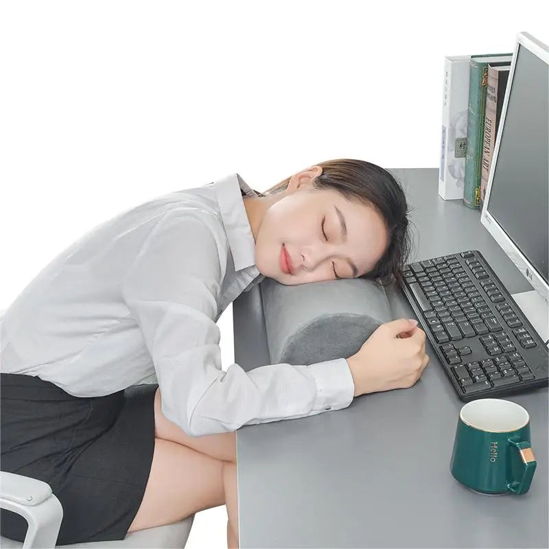 Multi-function Ergonomic Memory Foam Nap Pillow Waist Support Pillow Half Moon Footrest Memory Foam Pillow