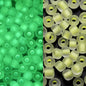 600pcs 3mm Luminous Glass Seed Beads Glow In The Dark  for DIY Jewelry Marking - Hiccupzz