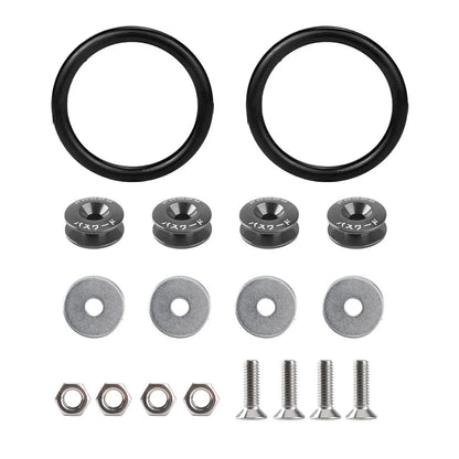 Aluminum Universal Quick Release Fasteners Bumper Fender Washers For Honda Civic Kia Mitsubishi Detachable Screws - Hiccupzz