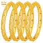 Dubai 24K Gold Color Bracelets for Women - Luxury Designer Indian Bangles, African Arabic Wedding Bridal Jewelry - Hiccupzz