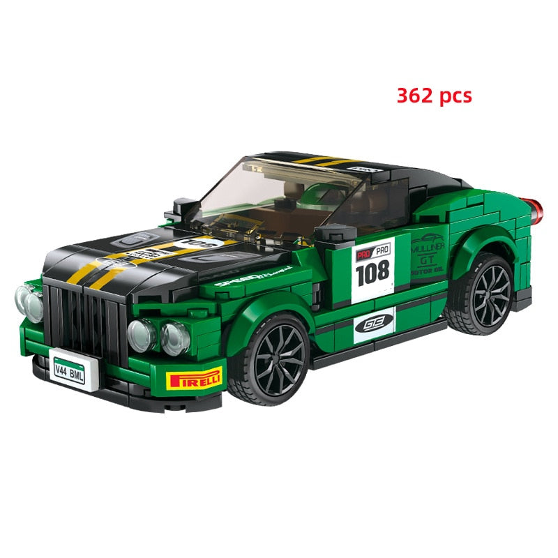 Sports Racing Car Building Blocks Educational Toys for Kids 2023