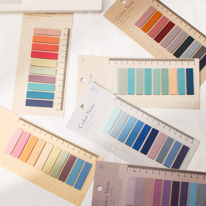 6 Series Color Self Adhesive Memo Pad Sticky Notes - Hiccupzz
