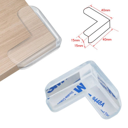 4 Pcs/8 Pcs/12 Pcs Baby Safety Silicone Table Corner Edge Protectors - Anti-Collision Guards for Children