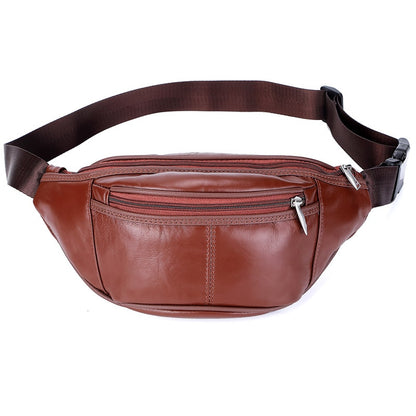 Fashion Men Genuine Leather Fanny Bag for Phone Pouch - Hiccupzz